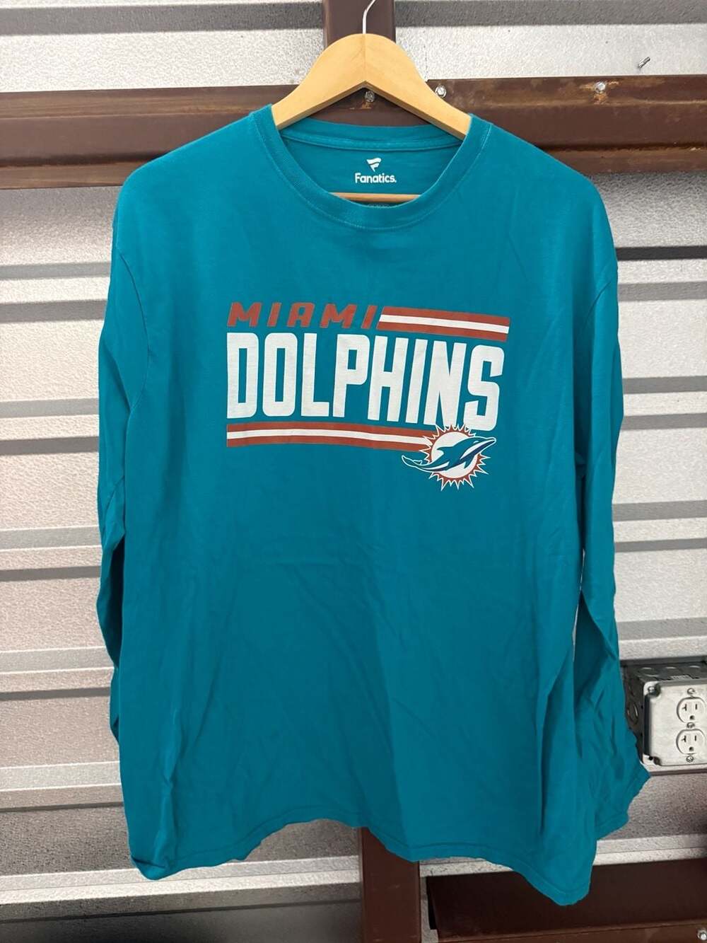 Fanatics Miami Dolphins Iconic Collection Long Sleeve Graphic T-Shirt